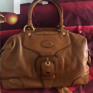 Tod's Brown Leather Handbag